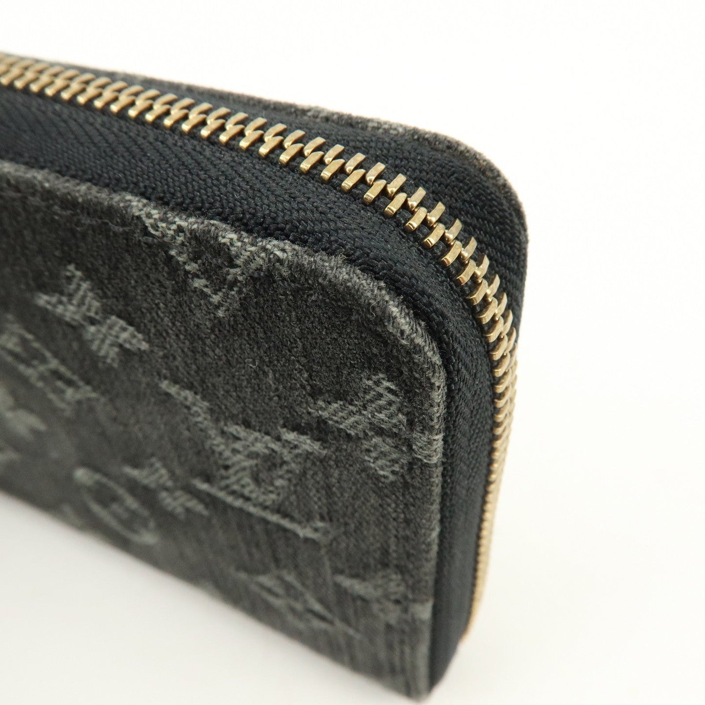 Louis Vuitton Monogram Denim Zippy Long Wallet Noir Black M95614【Pre-order】