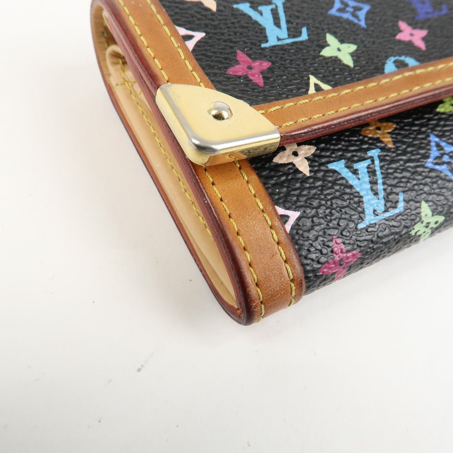 Louis Vuitton Monogram Multicolor Porte Monnaie Plat M92656【Pre-order】