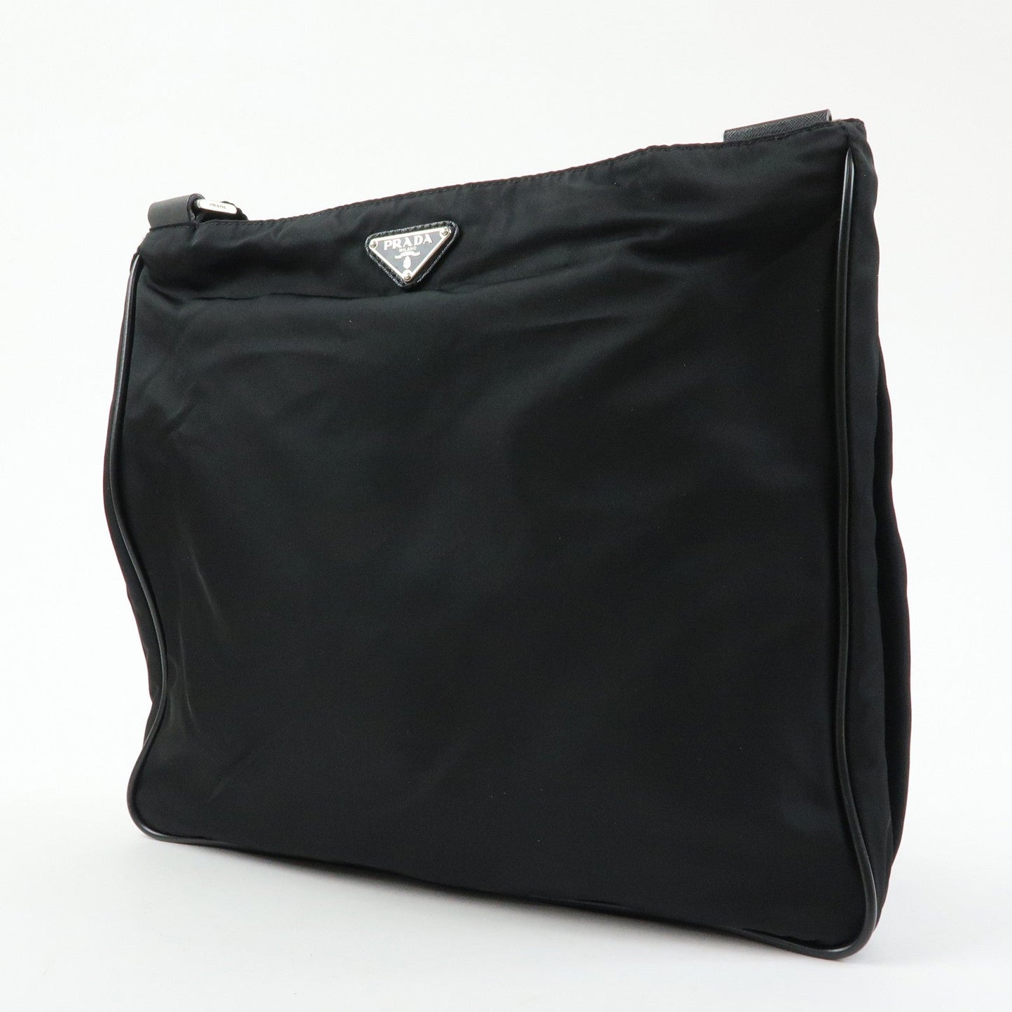 Prada Triangle Logo Nylon Shoulder Bag Crossbody Bag Black【Pre-order】