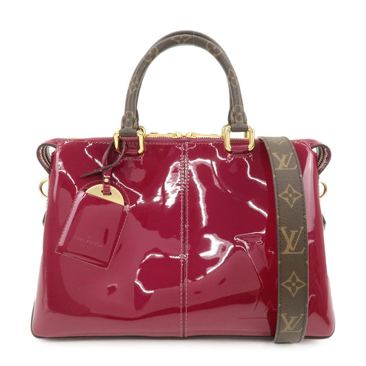 Louis Vuitton Vernis Monogram Tote Miroir 2Way Bag Magenta M54640【Pre-order】
