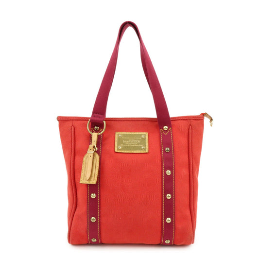 Louis Vuitton Antigua Cabas MM Tote Bag Hand Bag Rouge M40034【Pre-order】