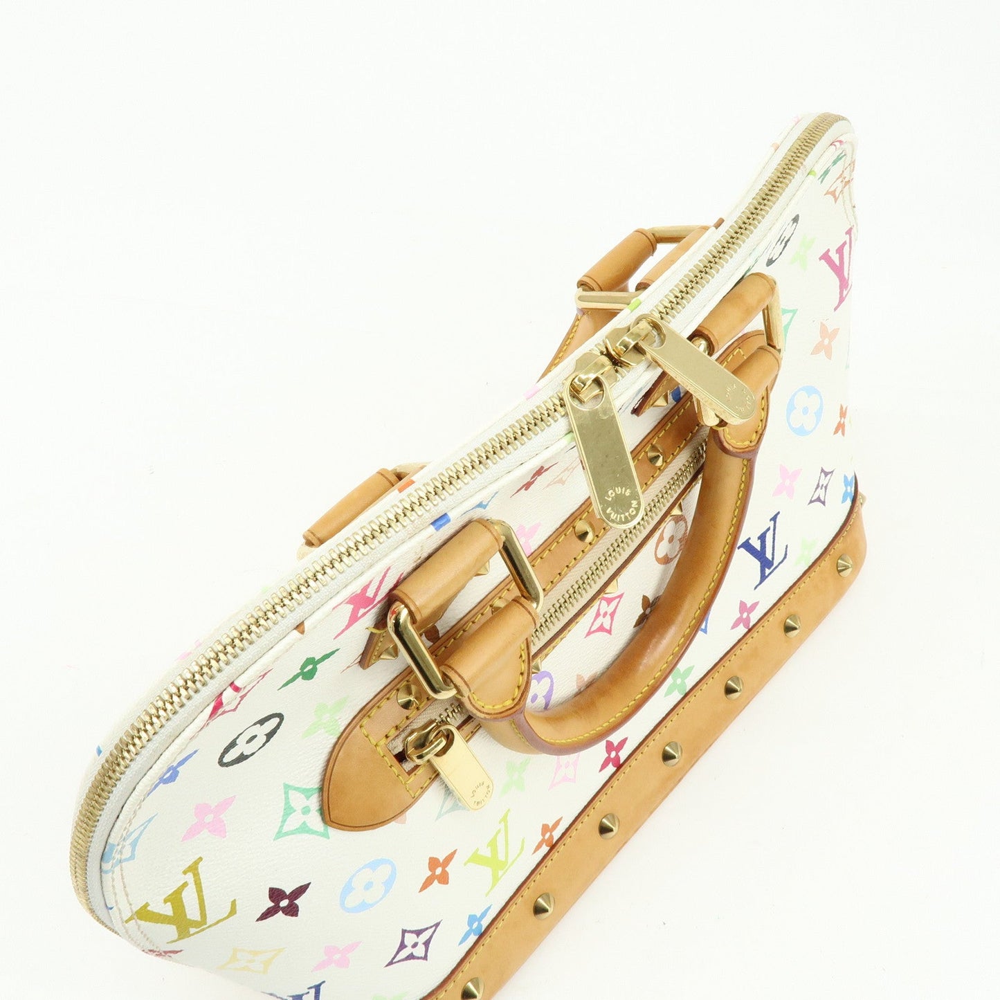 Louis Vuitton Monogram Multicolor Alma PM Hand Bag Blanc M92647【Pre-order】