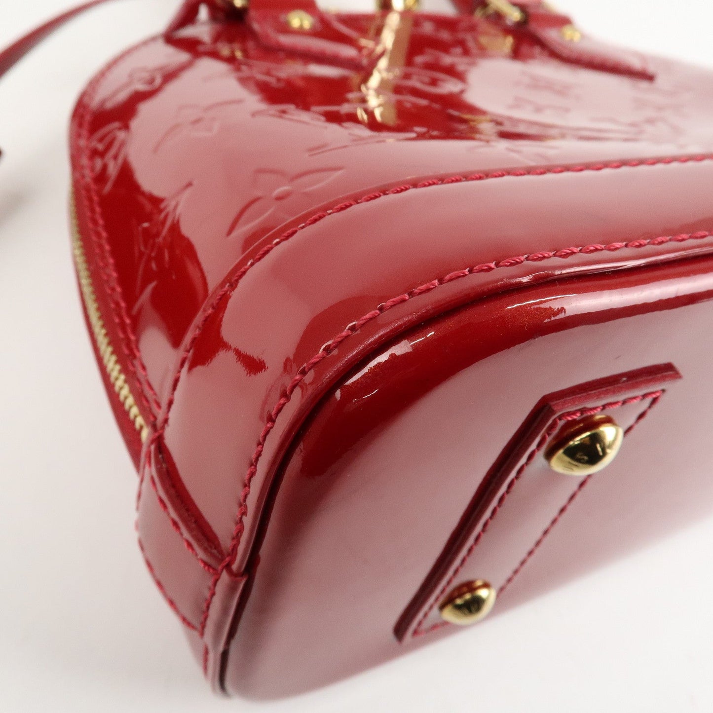 Louis Vuitton Monogram Vernis Alma BB 2Way Bag Red POMME D'AMOUR M91606【Pre-order】