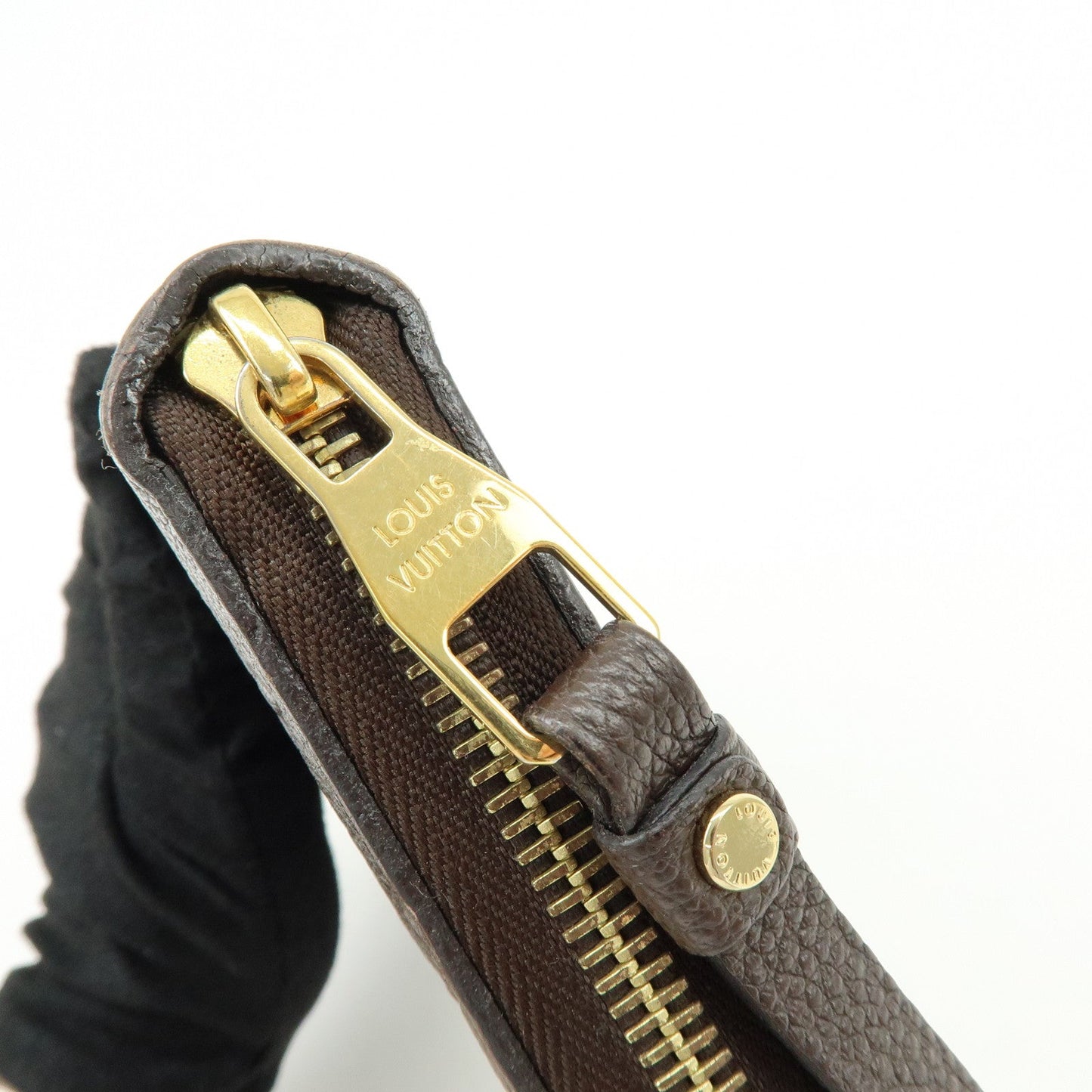 Louis Vuitton Monogram Empreinte Round Zippy Wallet Terre M60548【Pre-order】