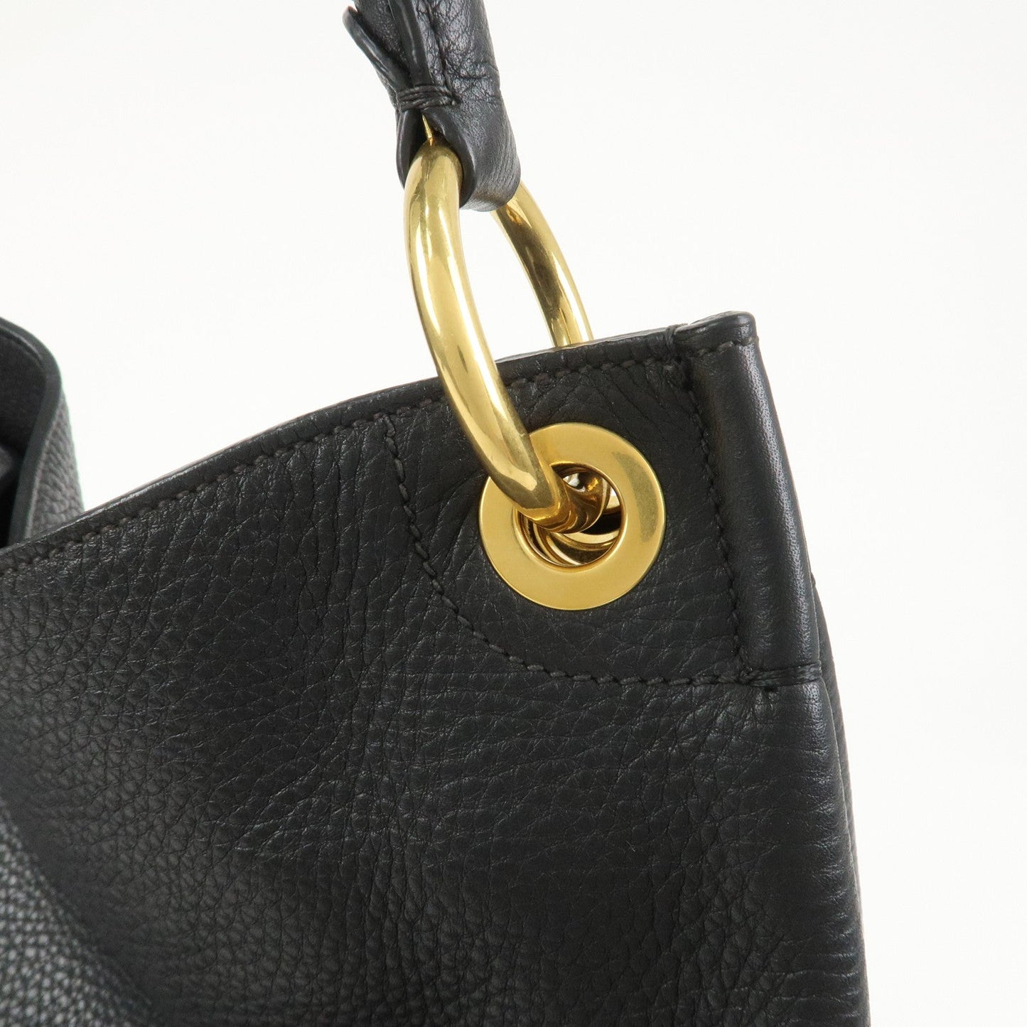 Prada Logo Leather Shoulder Bag Hand Bag Black【Pre-order】