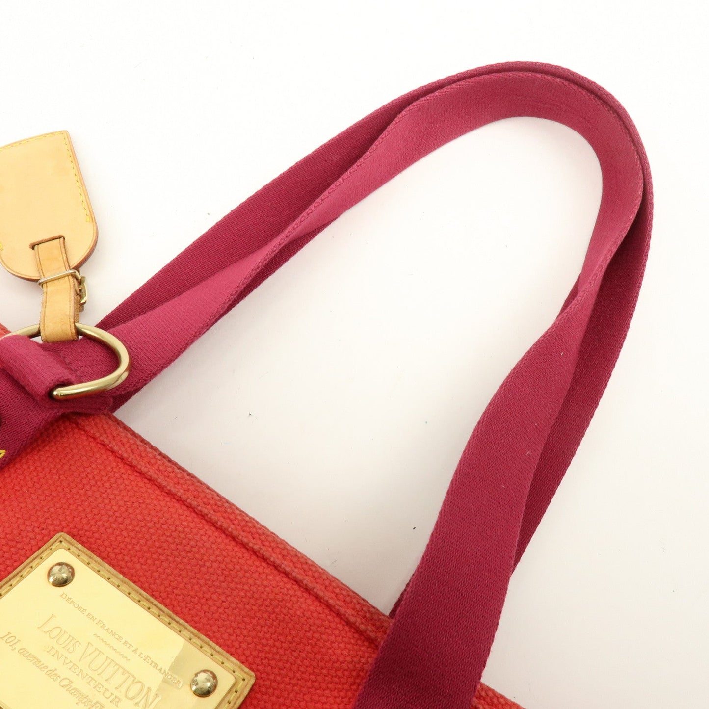 Louis Vuitton Antigua Cabas MM Tote Bag Hand Bag Rouge M40034【Pre-order】