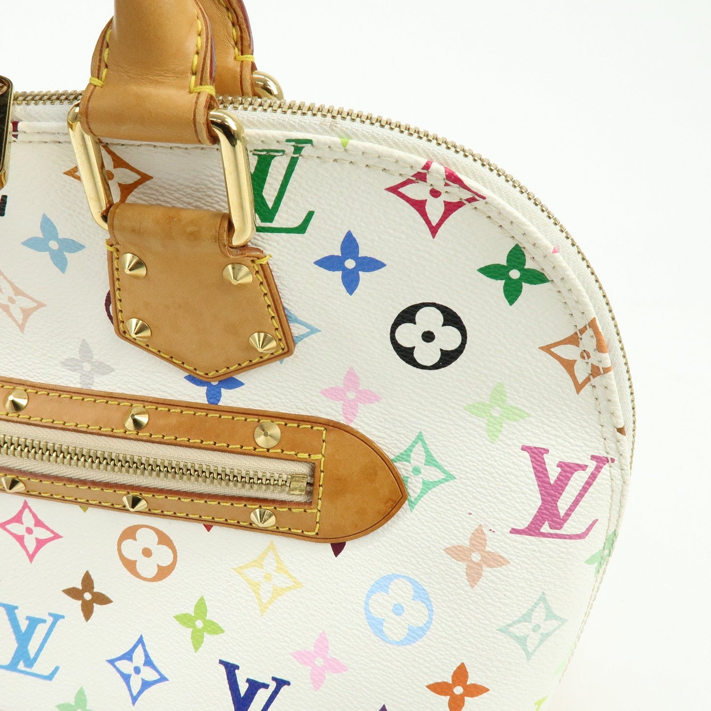 Louis Vuitton Monogram Multicolor Alma PM Hand Bag Blanc M92647【Pre-order】