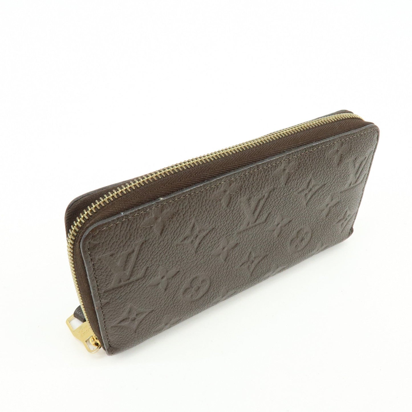 Louis Vuitton Monogram Empreinte Round Zippy Wallet Terre M60548【Pre-order】