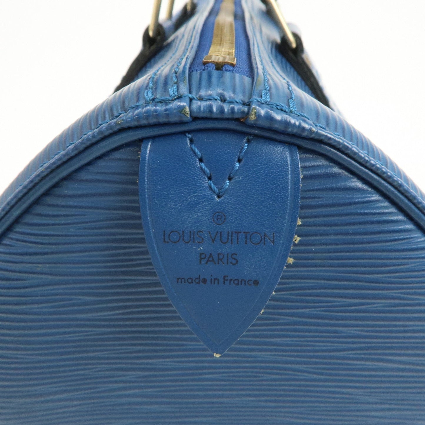 Louis Vuitton Epi Speedy 30 Hand Bag Boston Bag Toledo Blue M43005【Pre-order】