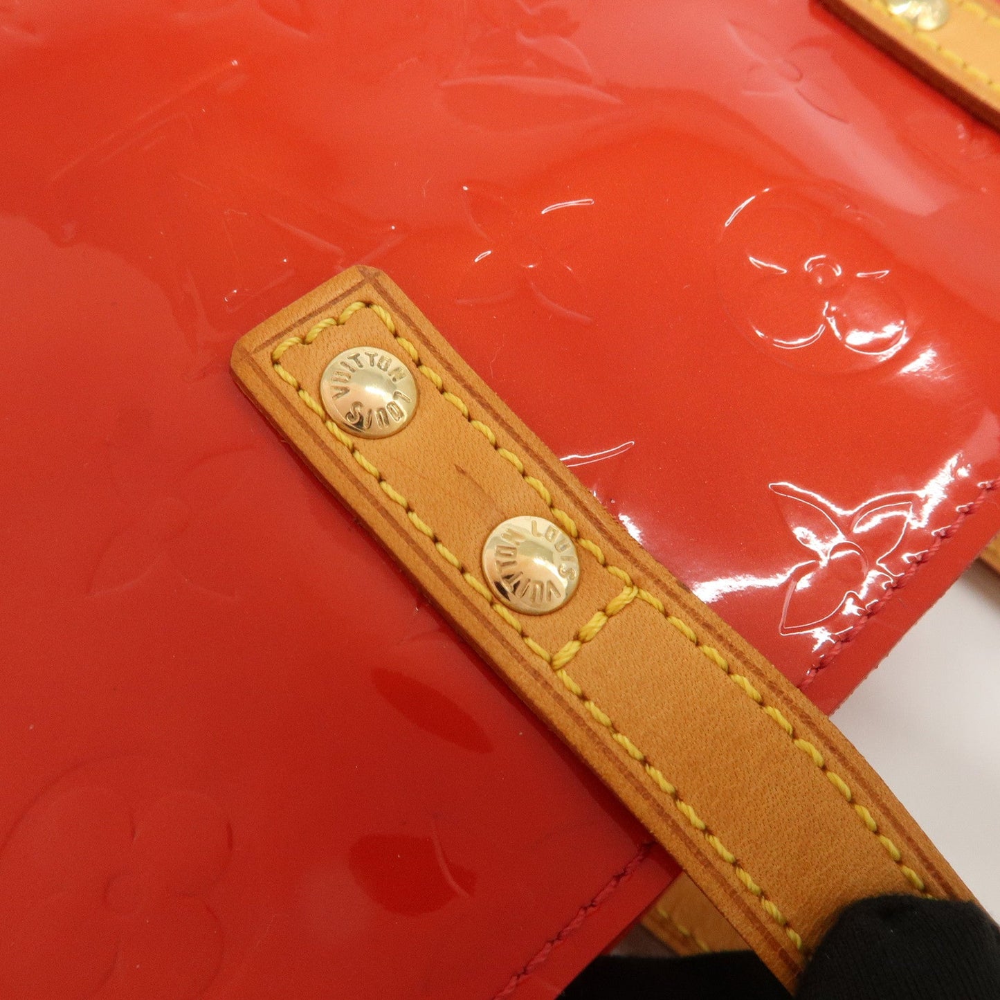 Louis Vuitton Monogram Vernis Lead PM Hand Bag Rouge M91088【Pre-order】