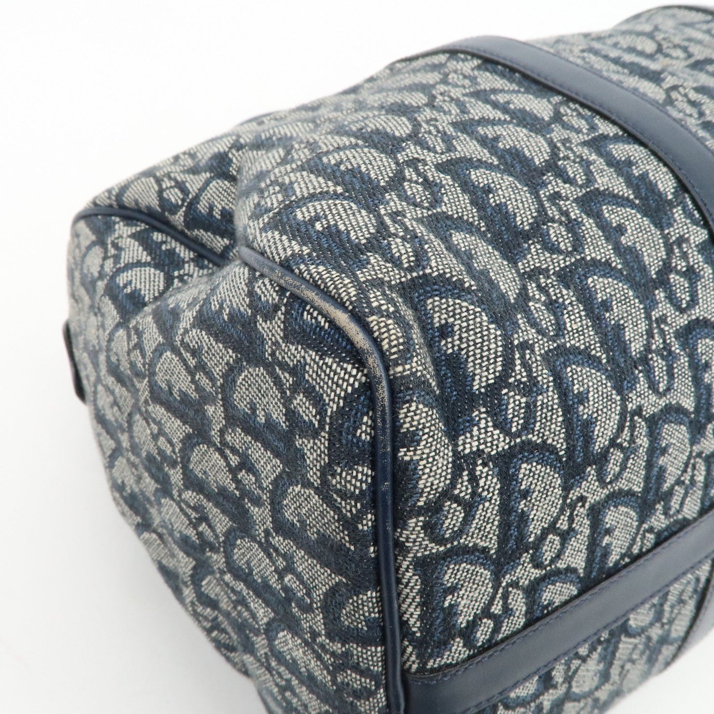 Christian Dior Trotter Jacquard Canvas Leather Boston Bag【Pre-order】