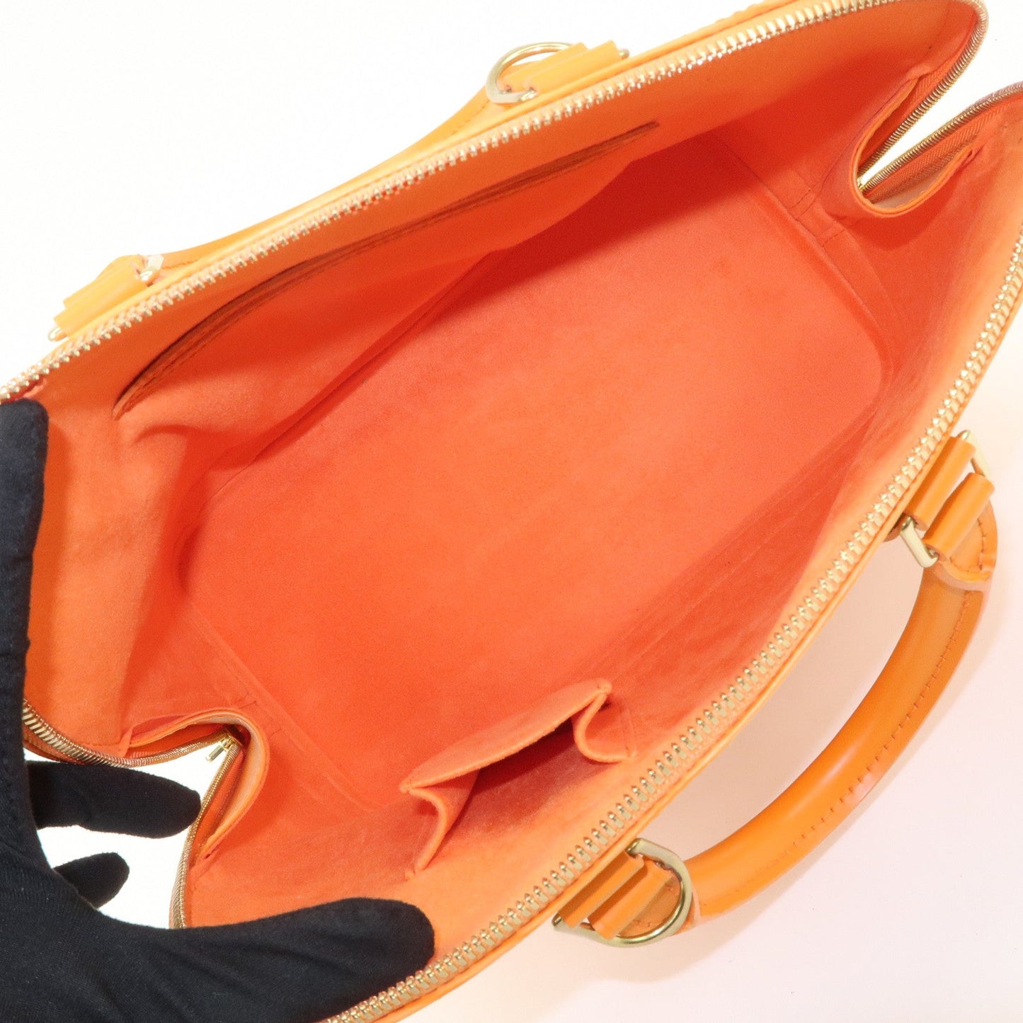 Louis Vuitton Epi Alma Hand Bag Mandarin Orange M5124H【Pre-order】