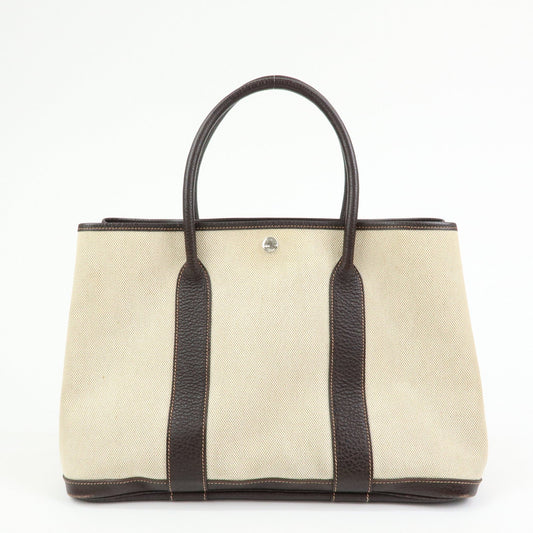Hermes Garden Party PM Toile Ash Leather I Stamped Tote Bag【Pre-order】