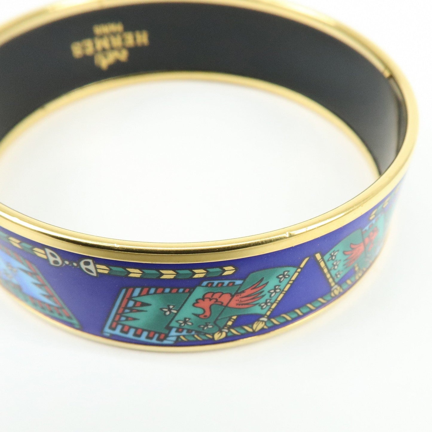 Hermes Email GM Gold Plated Bangle Bracelet【Pre-order】