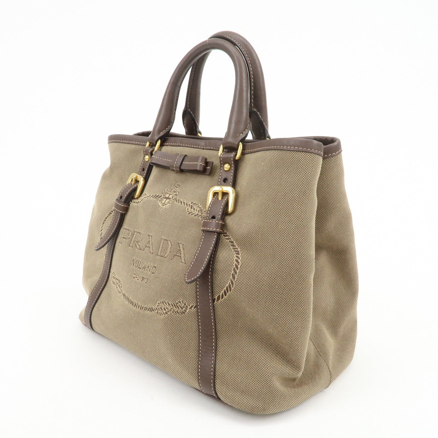 Prada Jaguard Canvas Leather 2Way Tote Bag Shoulder Bag BN1841【Pre-order】