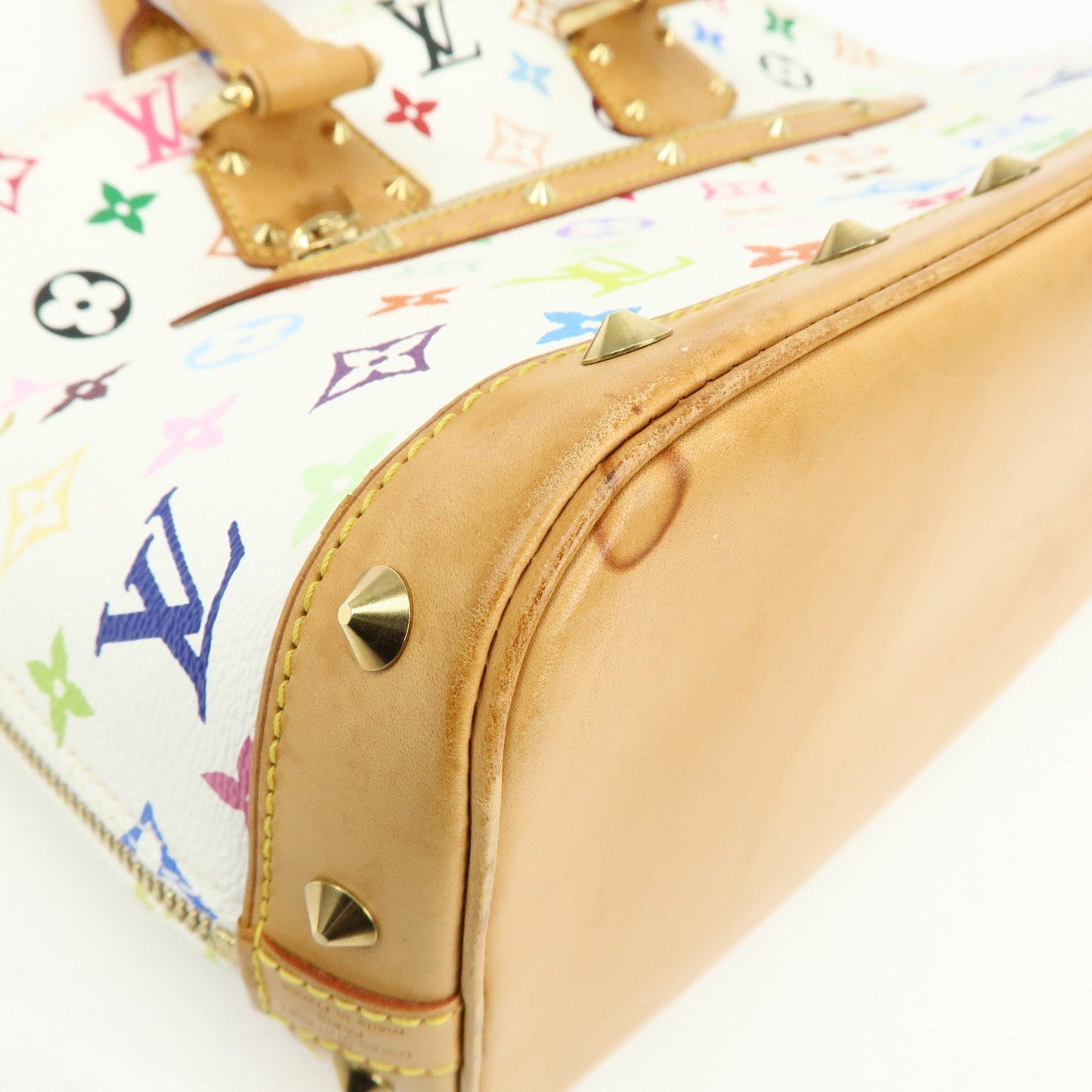 Louis Vuitton Monogram Multicolor Alma PM Hand Bag Blanc M92647【Pre-order】