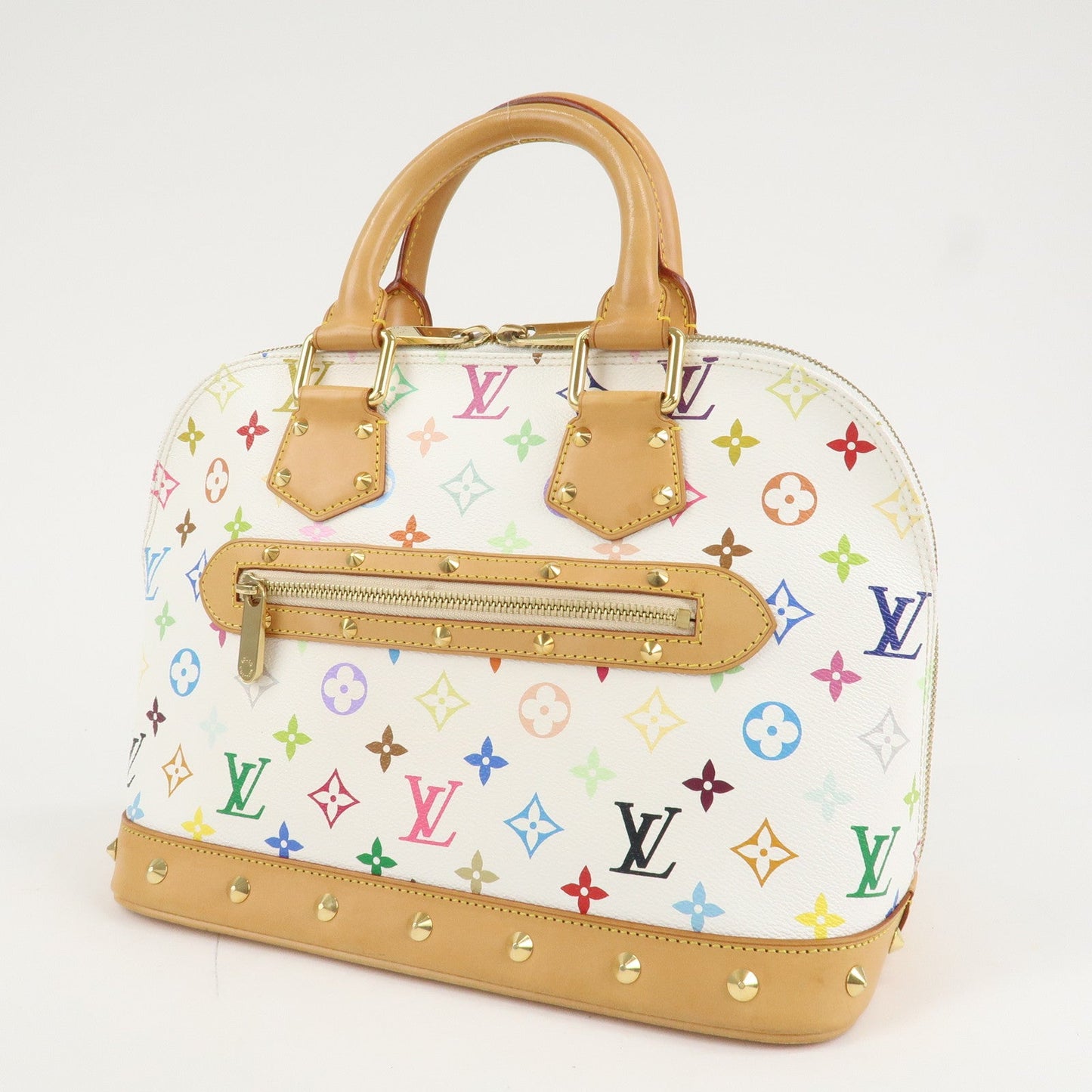 Louis Vuitton Monogram Multicolor Alma Hand Bag Blanc M92647【Pre-order】