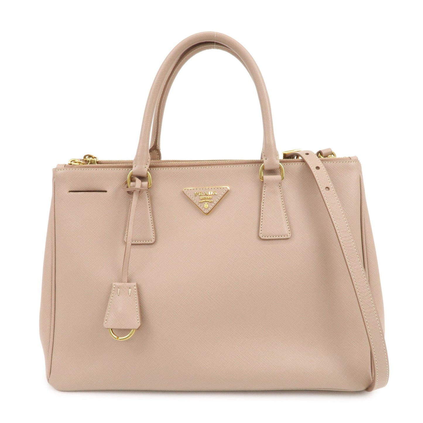 Prada Triangle Logo Galleria 2Way Bag Shoulder Bag Pink BN2274【Pre-order】