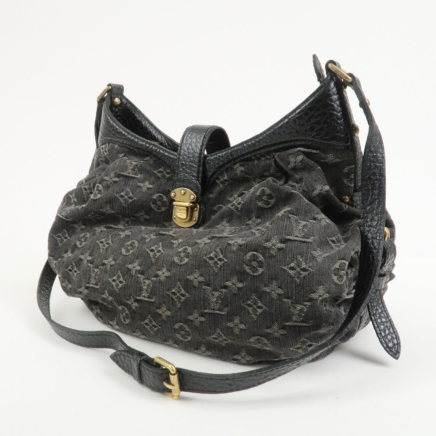 Louis Vuitton Monogram Denim Slightly Shoulder Bag Noir M95835【Pre-order】