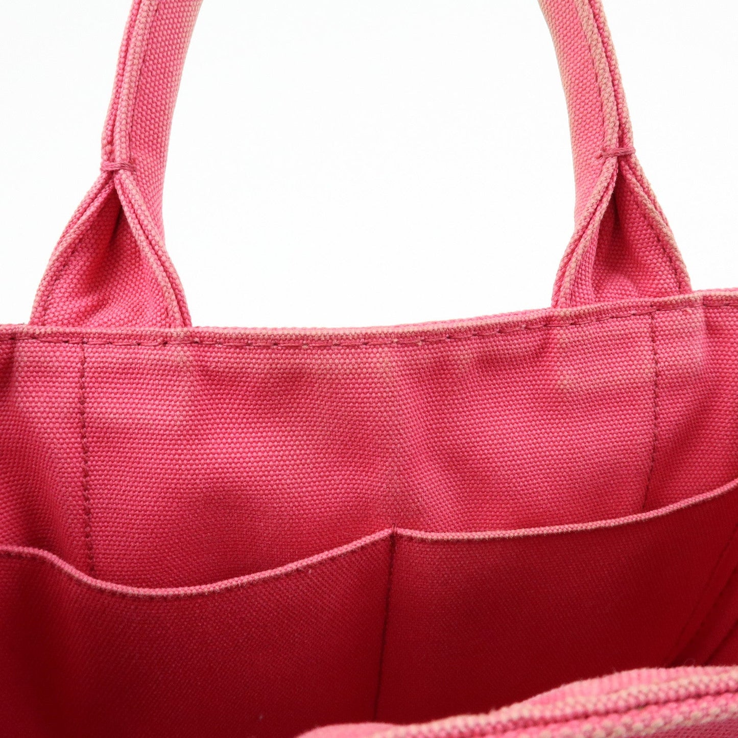 Prada Canapa Mini Canvas 2Way Bag Hand Bag Pink 1BG439【Pre-order】