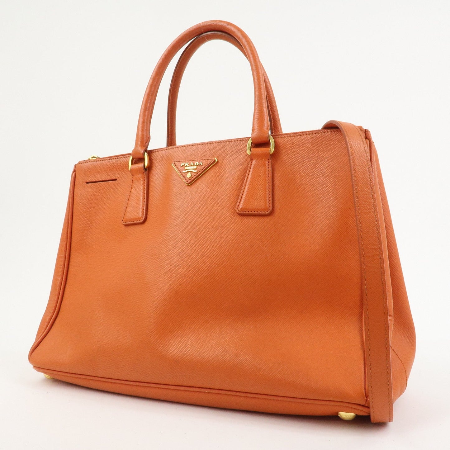 Prada Galleria Saffiano Leather 2Way Bag Orange 1BA274【Pre-order】