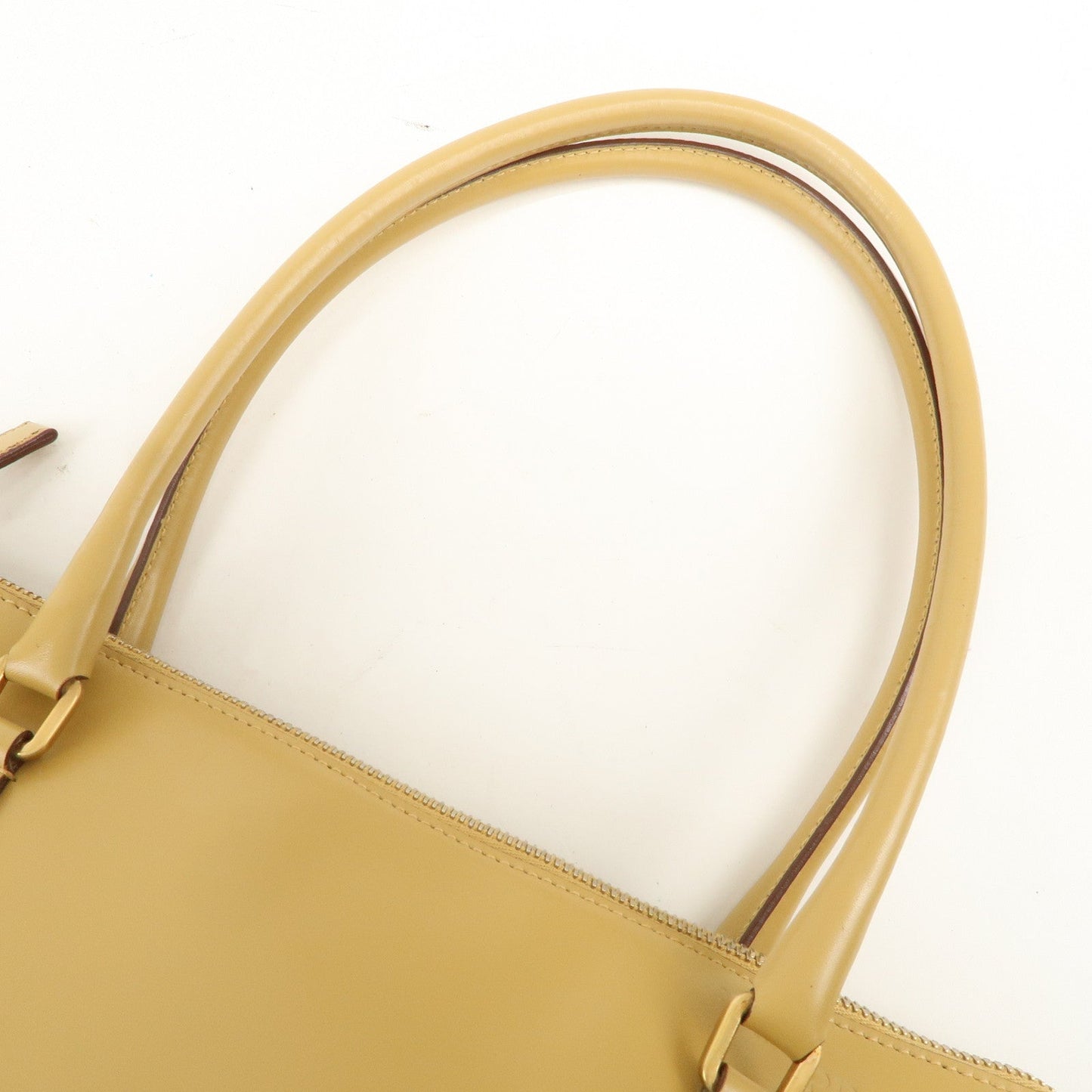 Prada Leather Shoulder Bag Hand Bag Light Brown【Pre-order】