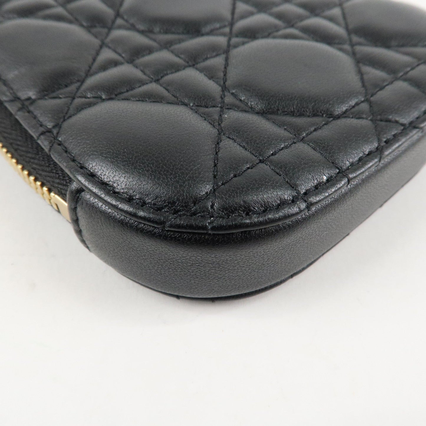 Christian Dior Lady Dior Call'in Dior Cannage Lamb Skin Phone Holder【Pre-order】