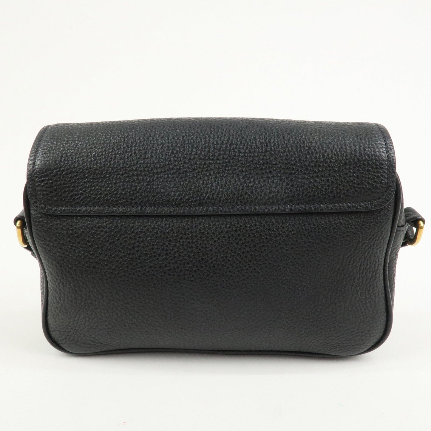 Pradq Logo Leather Shoulder Bag Black 1BD163【Pre-order】