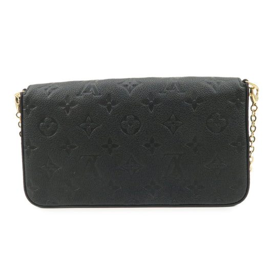 Louis Vuitton Monogram Empreinte Pochette Felicie Noir M82477【Pre-order】