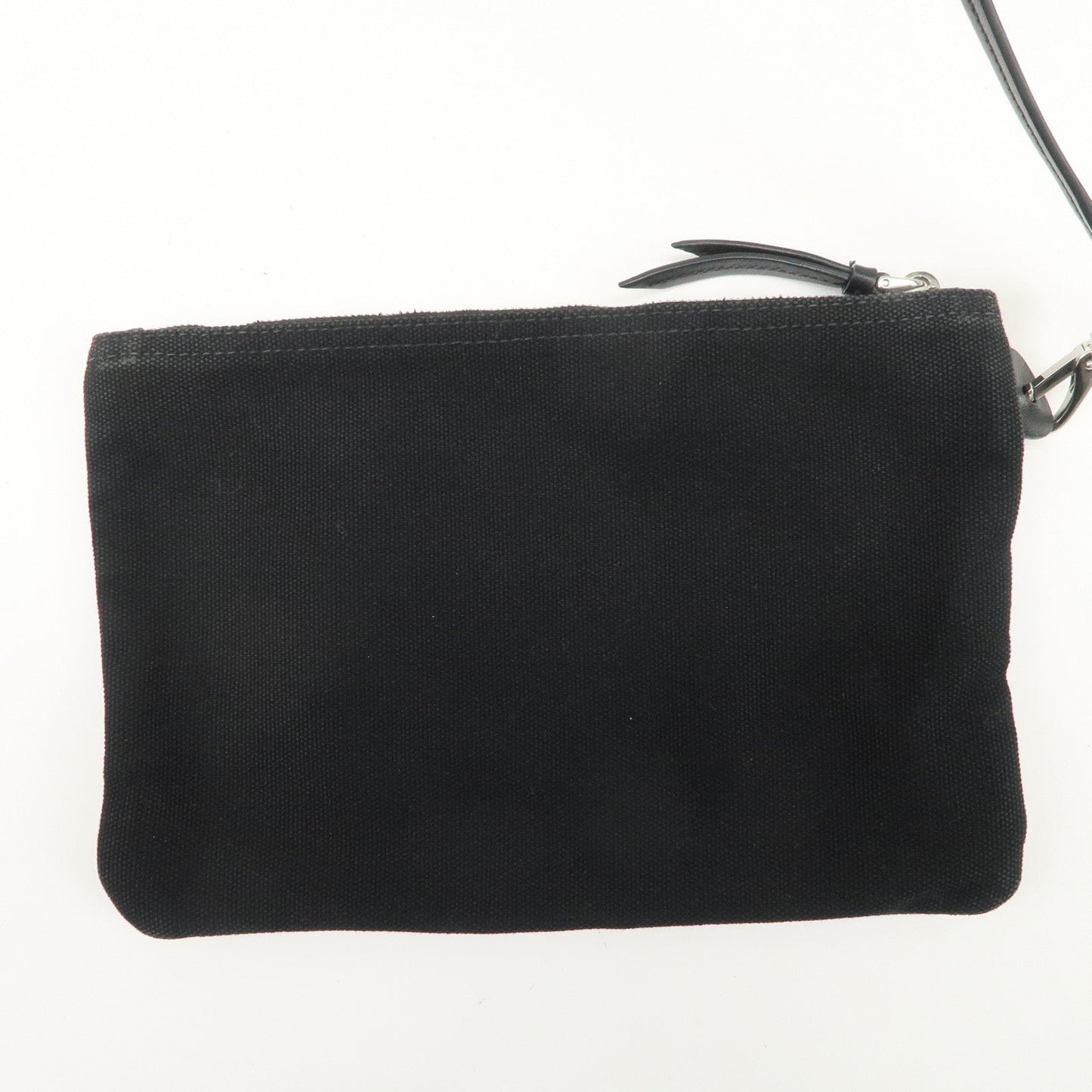 Prada Canvas Vinyl Leather 2Way Hand Bag Clear Black 1BG187【Pre-order】