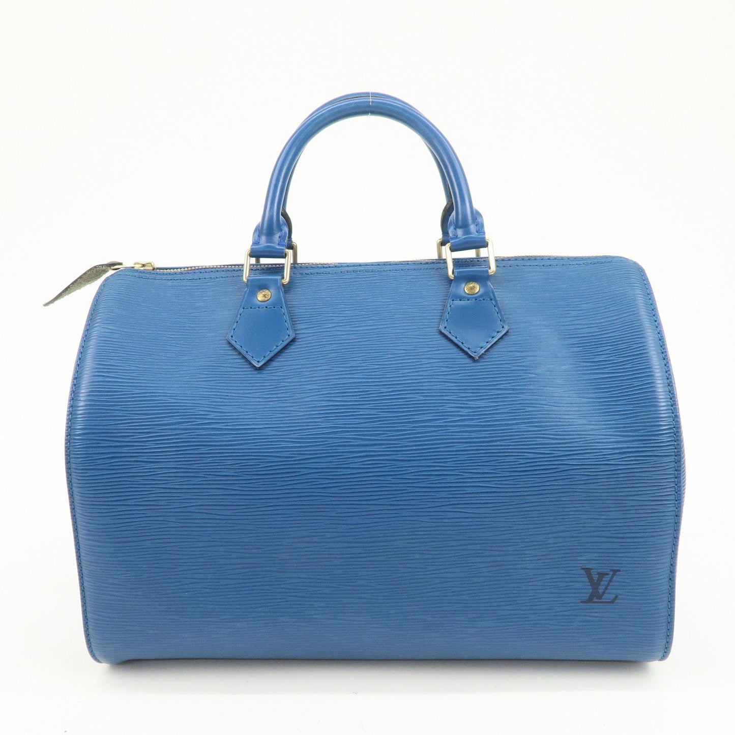 Louis Vuitton Epi Speedy 30 Hand Bag Boston Bag Toledo Blue M43005【Pre-order】