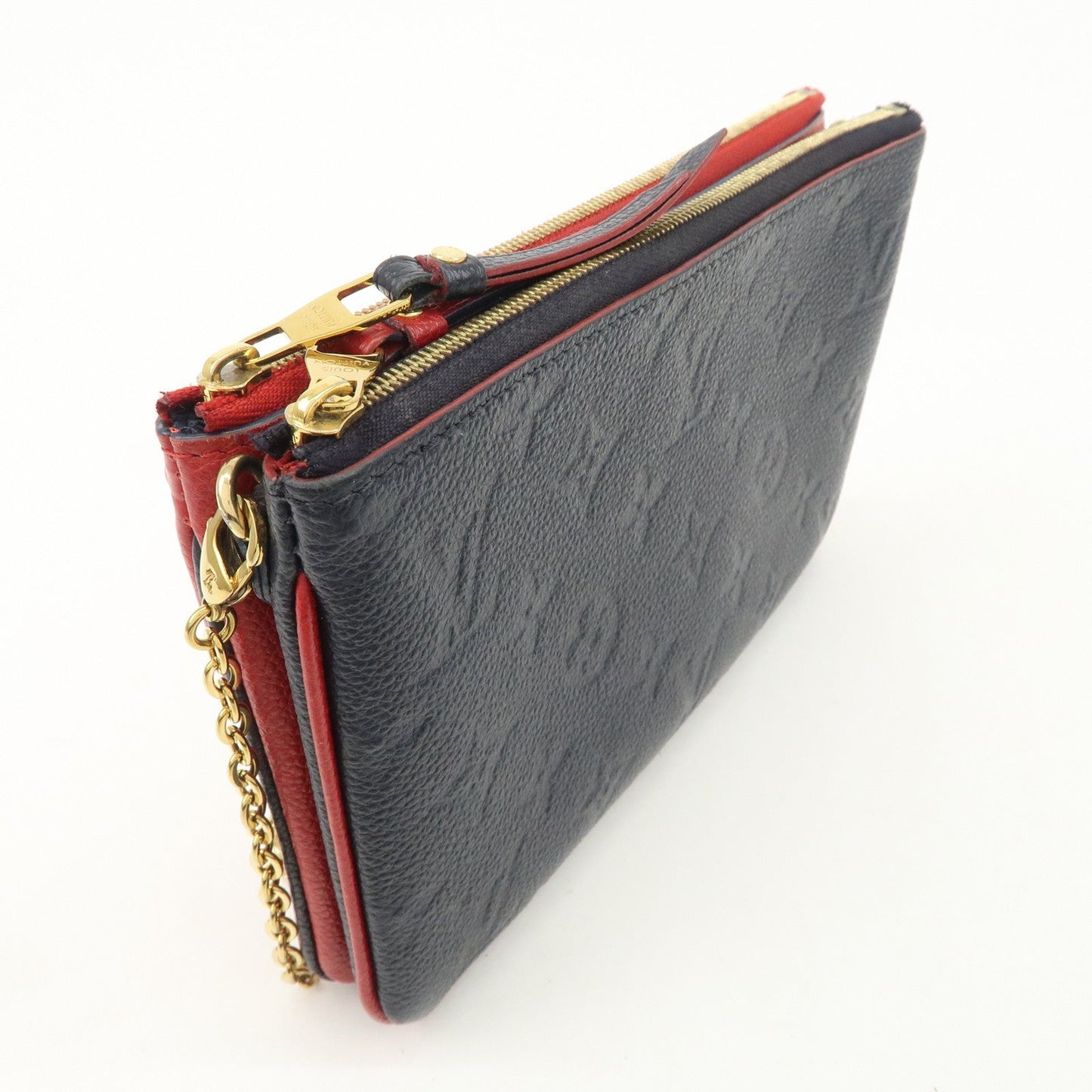 Louis Vuitton Monogram Empreinte Pochette Double Zip M63916 Used【Pre-order】