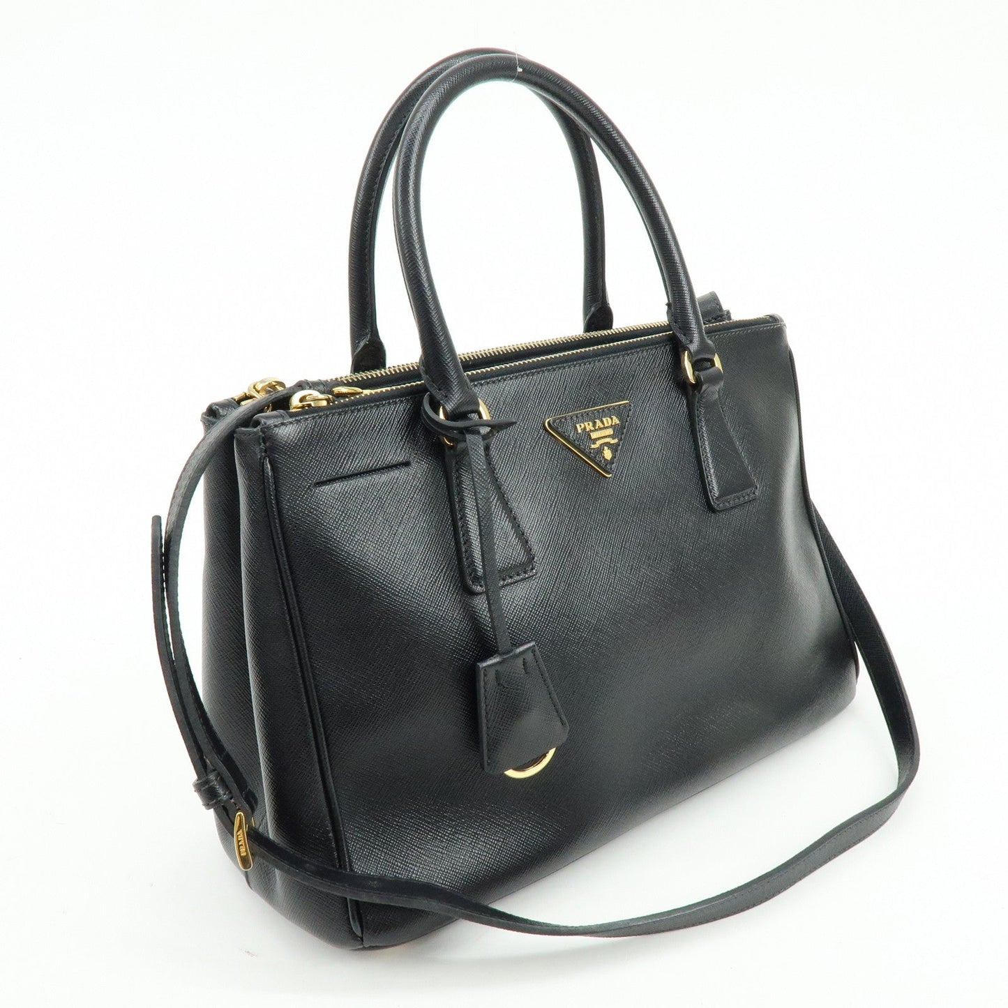 Prada Traingle Logo Galleria Saffiano Leather 2Way Hand Bag 1BA863【Pre-order】