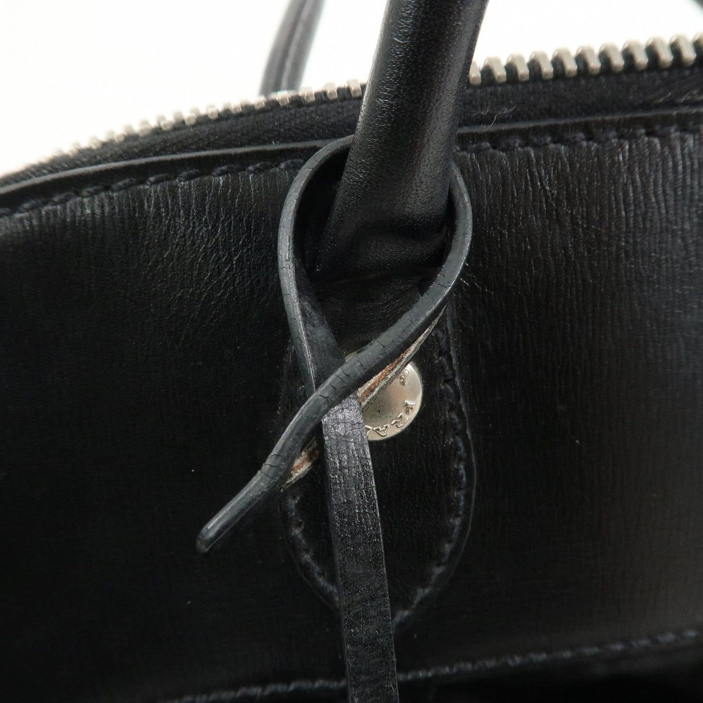 Prada Triangle Logo Nylon Leather Shoulder Bag Hand Bag Black【Pre-order】