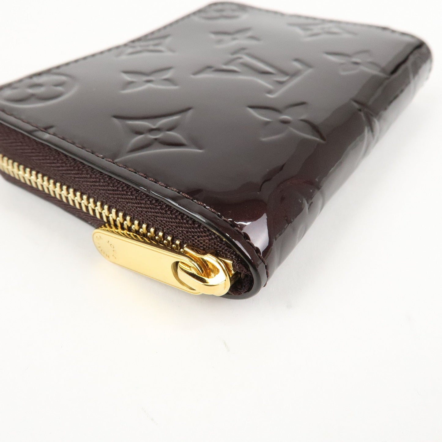 Louis Vuitton Monogram Vernis Zippy Coin Purse Amarante M93607【Pre-order】