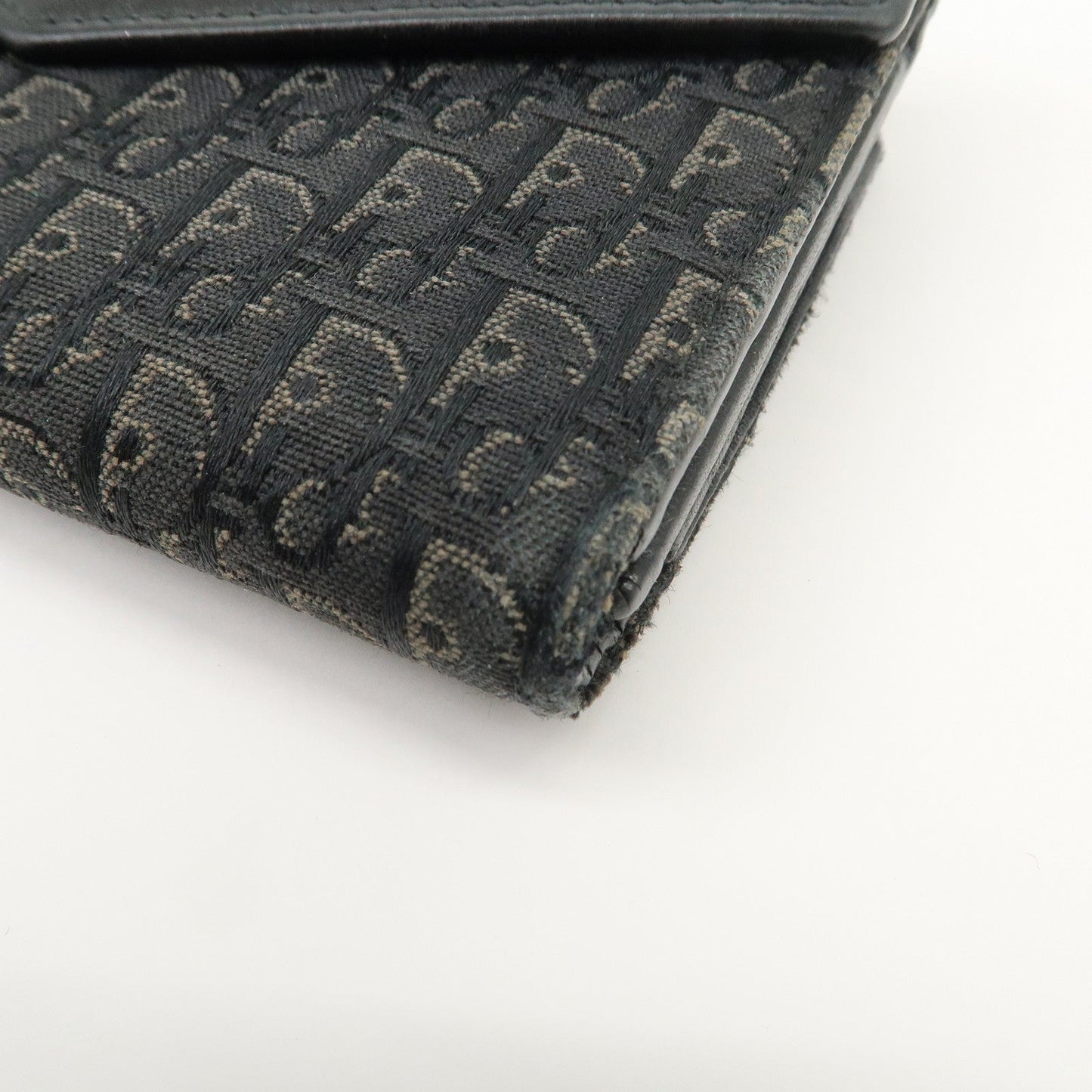 Christian Dior Trotter Leather Canvas Tri-Hold Wallet【Pre-order】