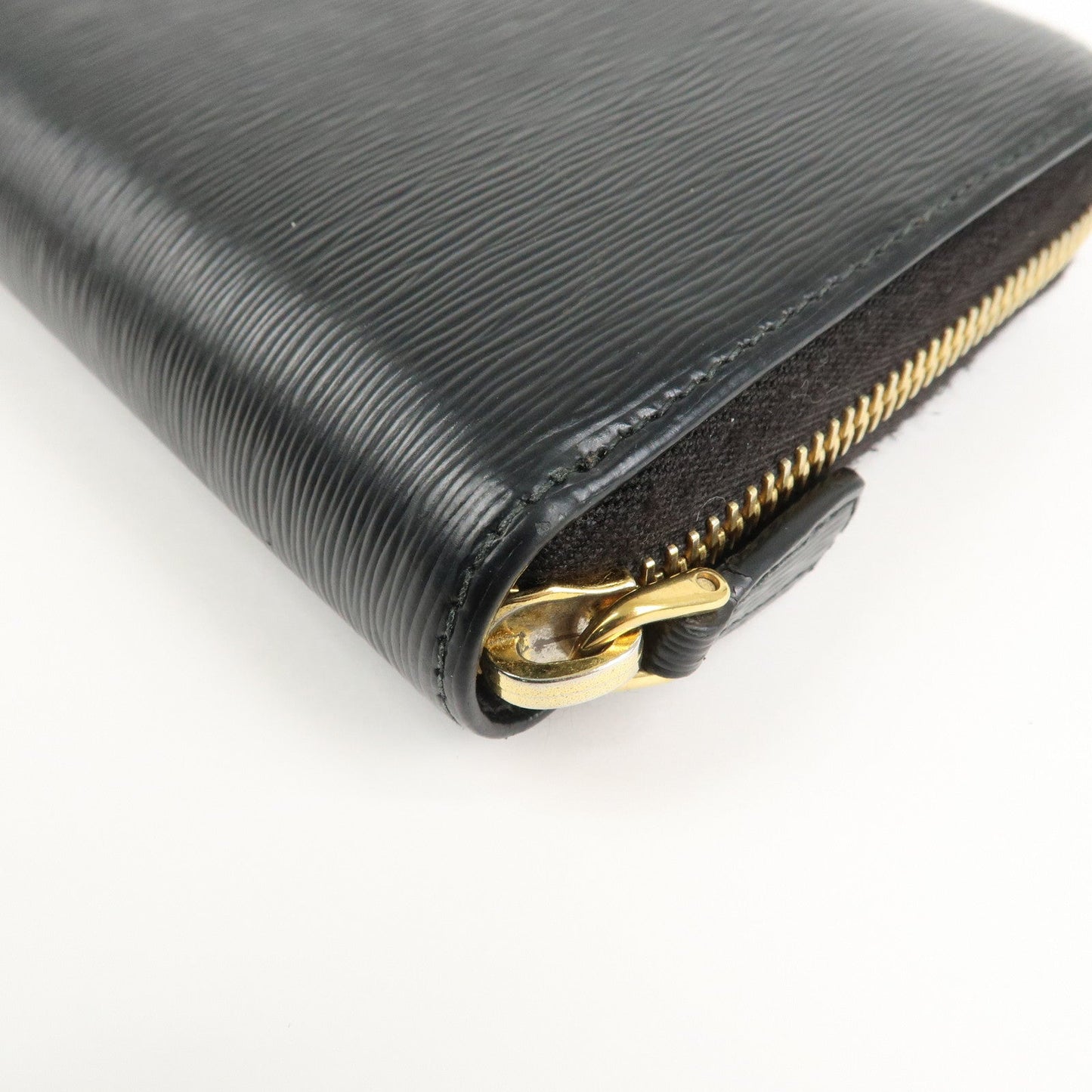 Prada Vitello Move Leather Round Zippy Wallet Black 1ML506 Used【Pre-order】