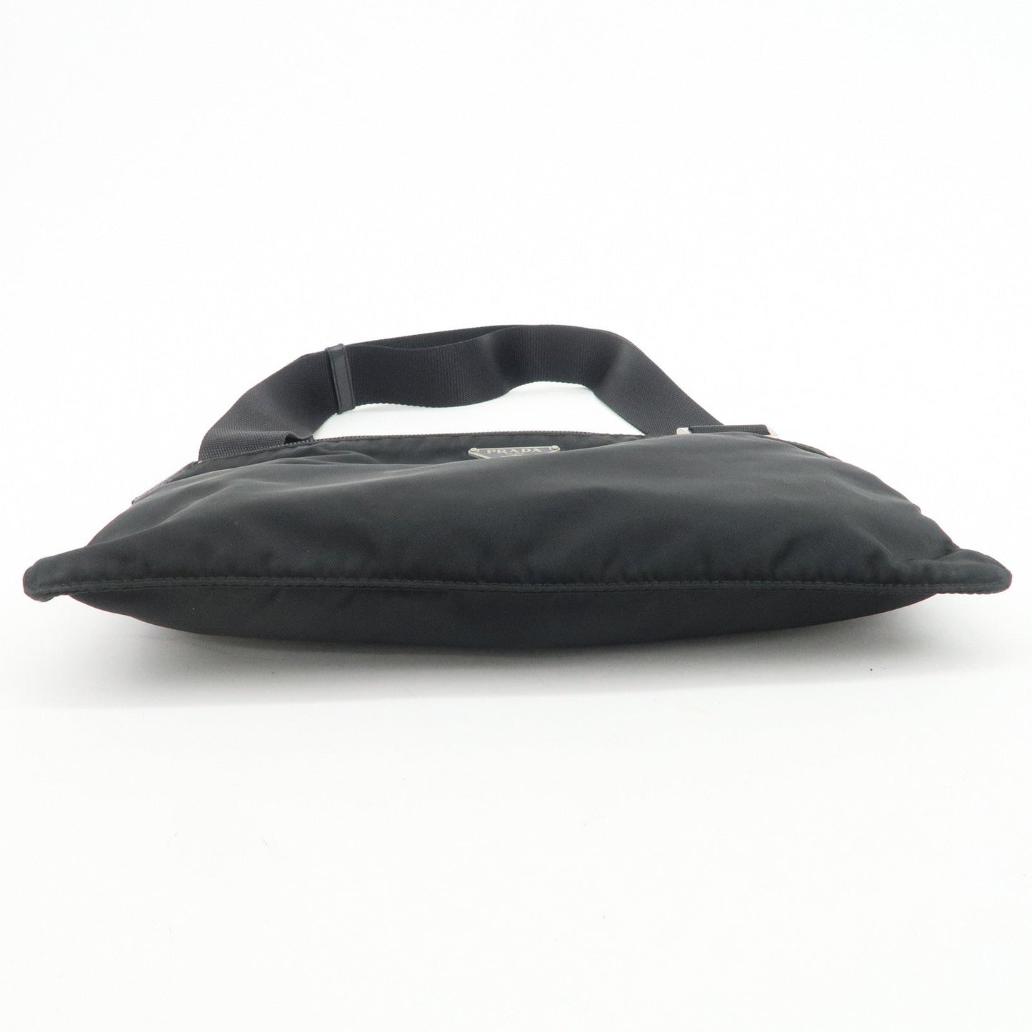 Prada Triangle Logo Nylon Leather Shoulder Bag Crossbody Bag Black【Pre-order】
