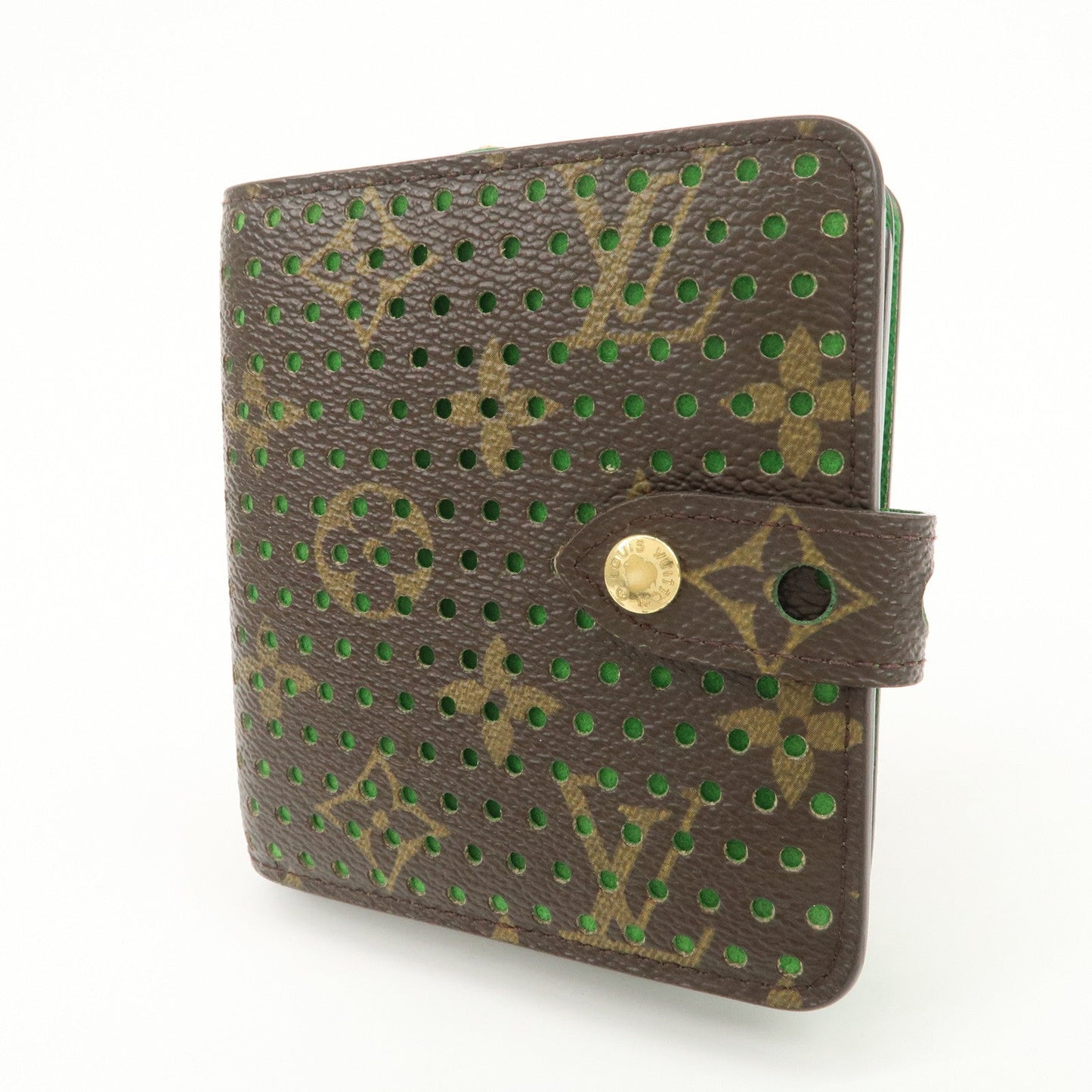 Louis Vuitton Monogram Perfor Compact Zip Bi-fold Wallet M95218【Pre-order】