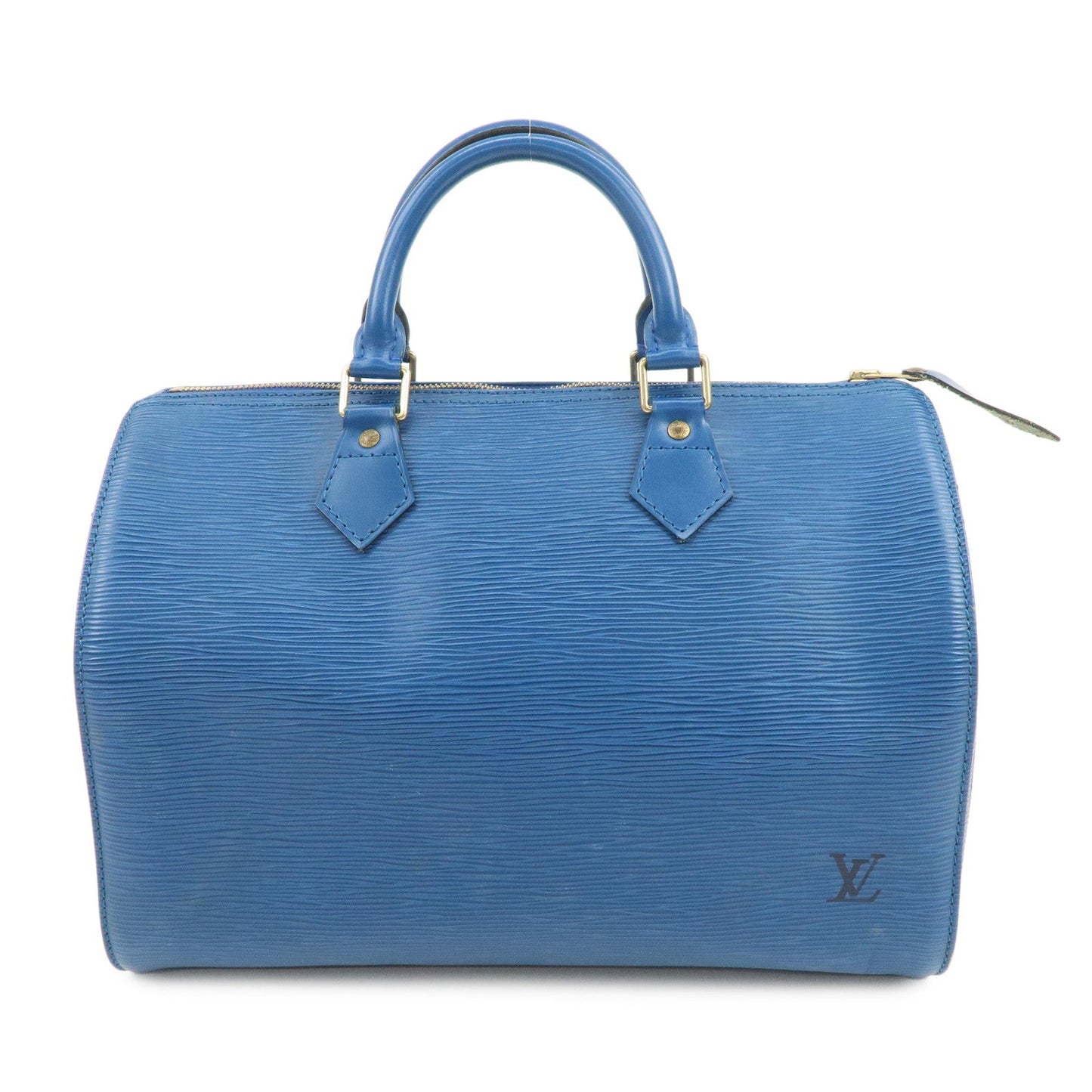 Louis Vuitton Epi Speedy 30 Hand Bag Boston Bag Toledo Blue M43005【Pre-order】