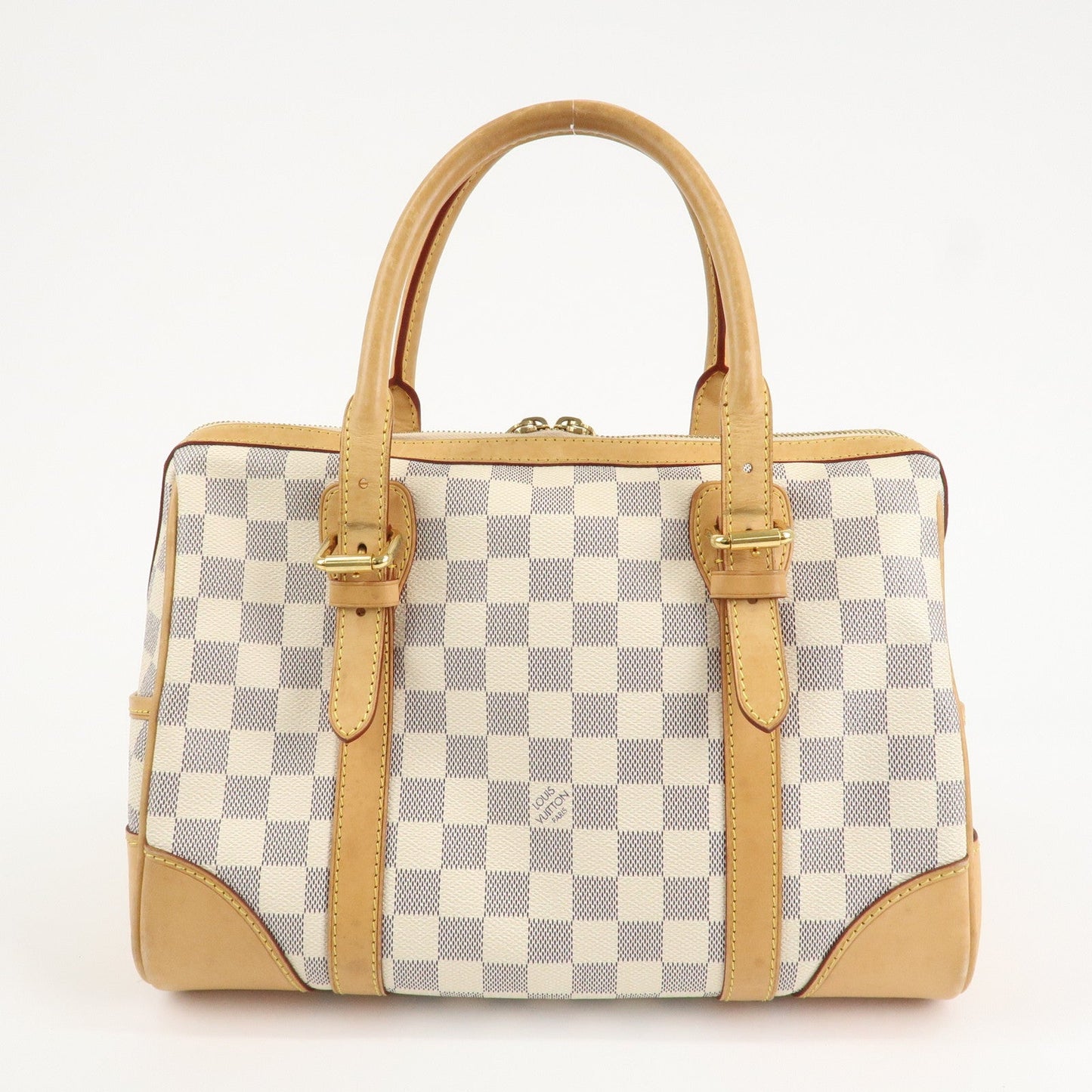 Louis Vuitton Damier Azur Leather Canvas Berkeley Hand Bag N52001【Pre-order】
