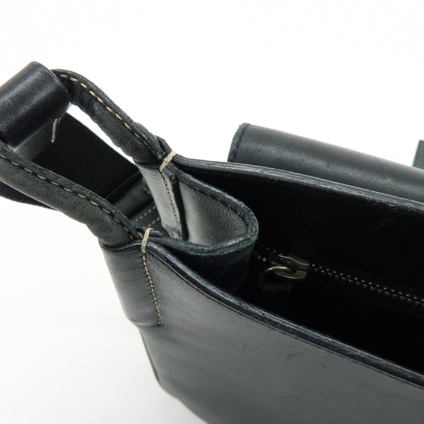 Prada Leather Shoulder Bag Hand Bag Black【Pre-order】