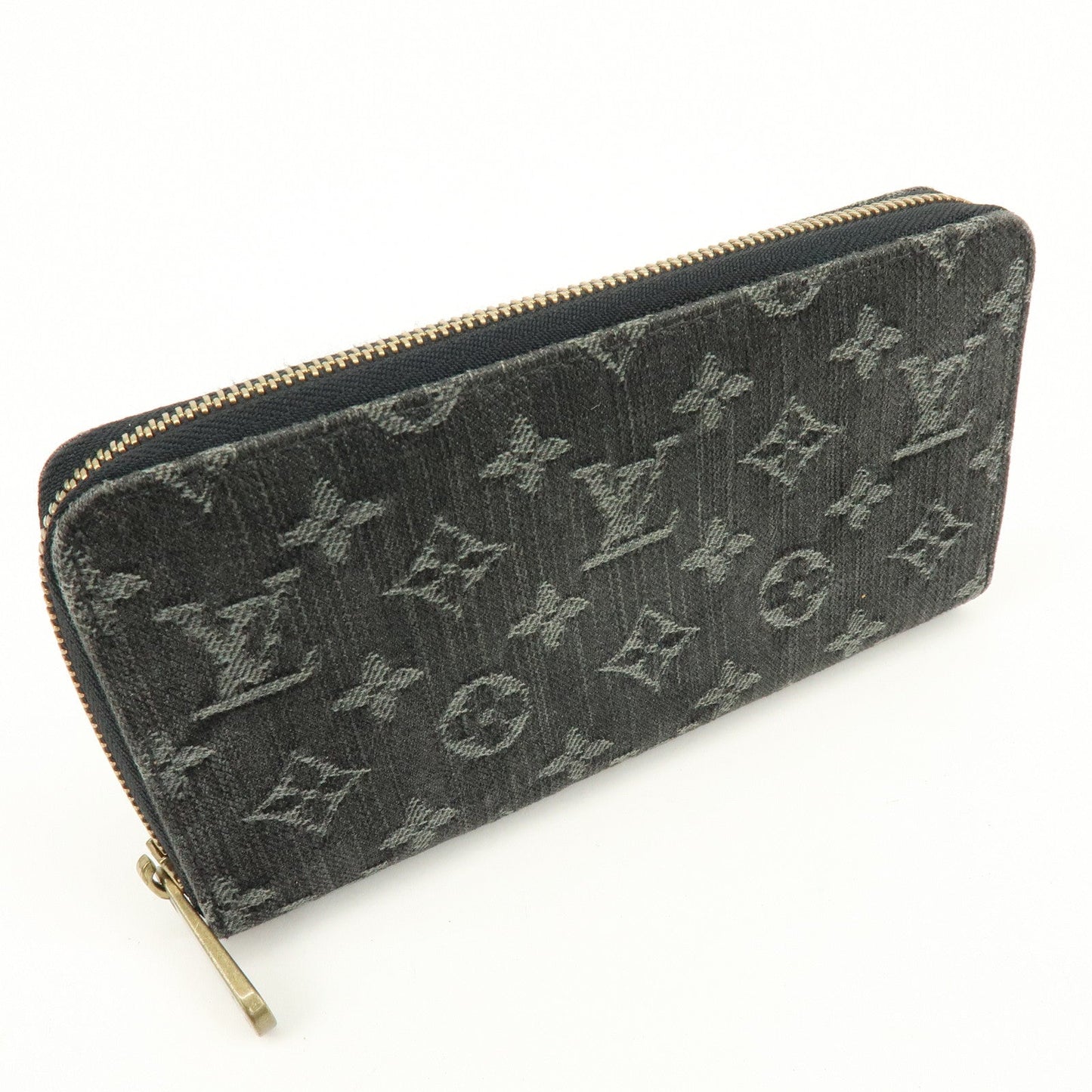 Louis Vuitton Monogram Denim Zippy Long Wallet Noir Black M95614【Pre-order】