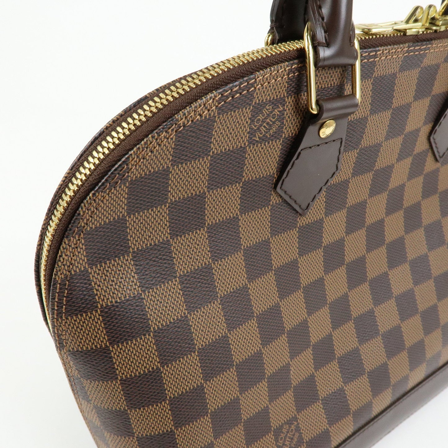 Louis Vuitton Damier Canvas Leather Alma PM Hand Bag Brown N51131【Pre-order】