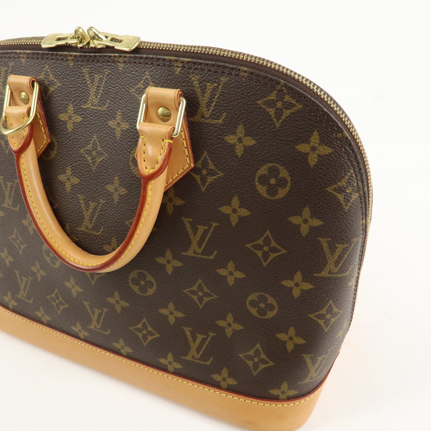 Louis Vuitton Monogram Canvas Alma Hand Bag Brown M51130 Used【Pre-order】