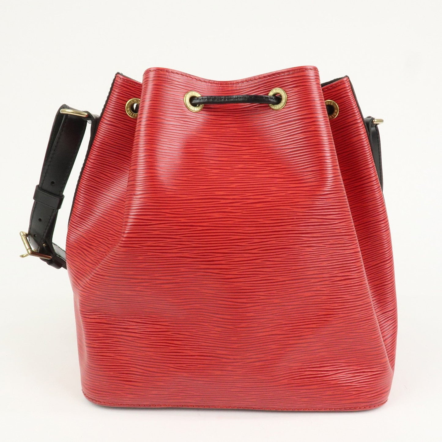 Louis Vuitton Epi Petit Noe Shoulder Bag Bicolor Noir Red M44172【Pre-order】