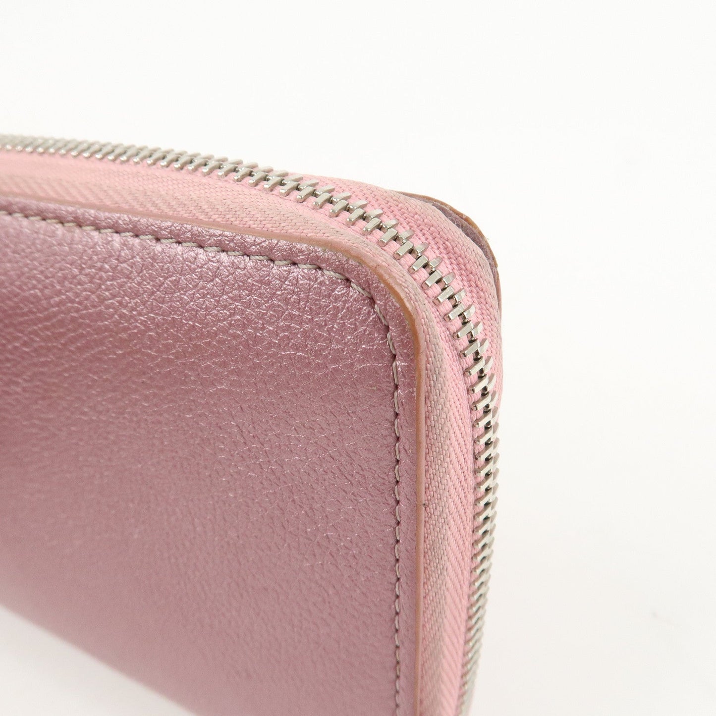 Louis Vuitton Calf Leather Zippy Lock Me Wallet Crystal Rose M69812【Pre-order】