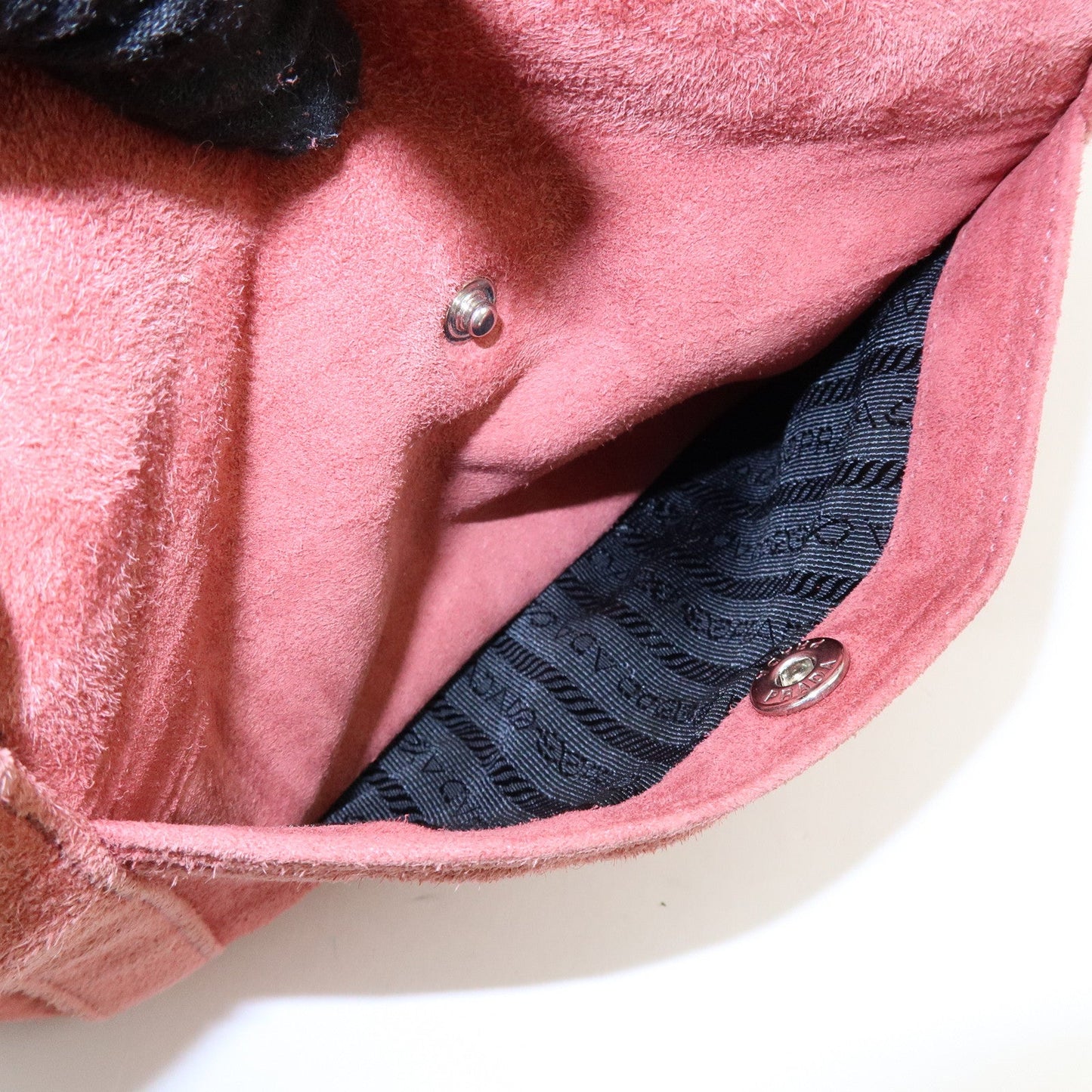 Prada Suede Boston Bag Hand Bag Pink BR2630【Pre-order】