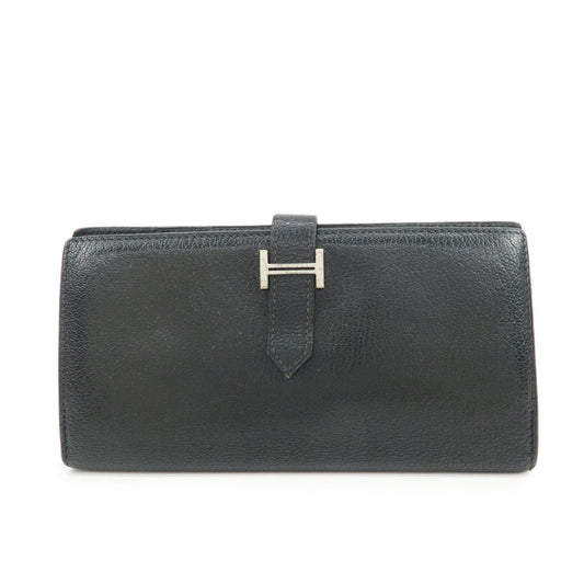 Hermes Bearn Veau Epsom Leather Bi-fold Long Wallet【Pre-order】