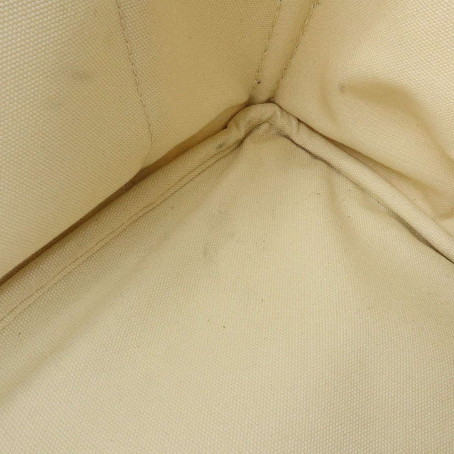 Prada Canapa Large Triangle Logo Tote Hand Bag Ivory BN1872【Pre-order】